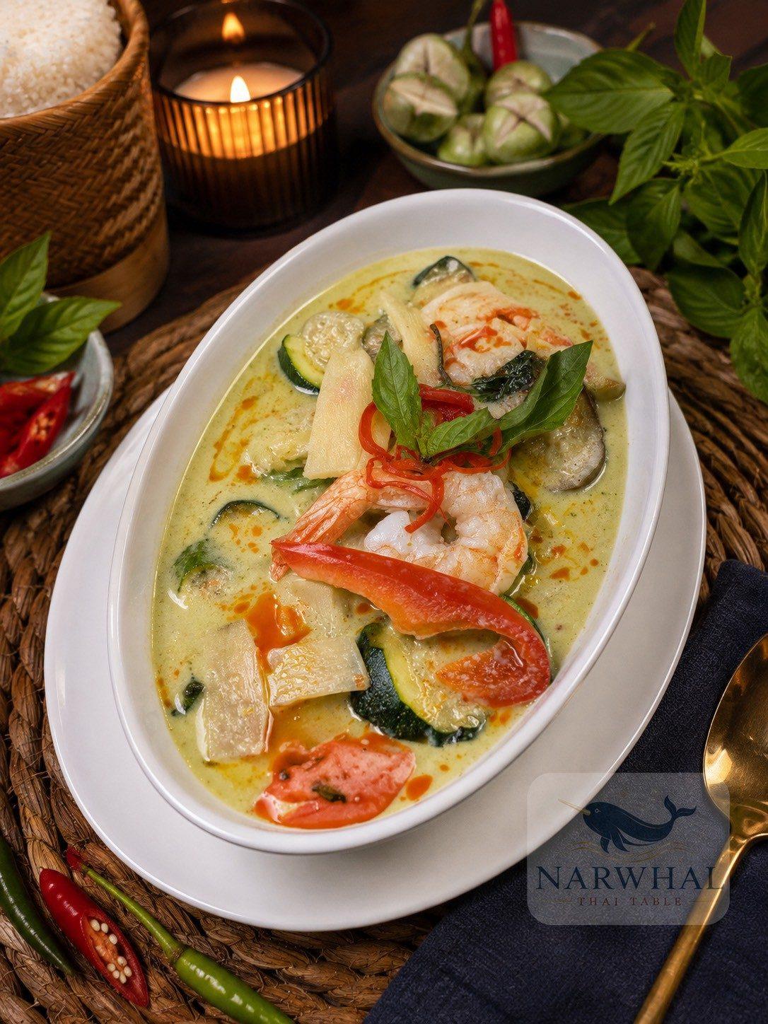 Green Curry (แกงเขียวหวาน) — Curry at Narwhal Thai Table, Huntington Beach